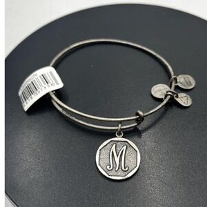Alex & Ani 2016 Initial Letter M
Charm Bangle Bracelet Silver Tone
New